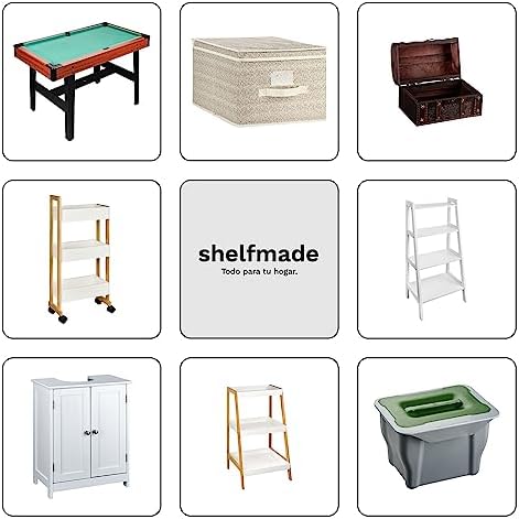 shelfmade Mueble bajo Lavabo Blanco Estilo rústico - Imagen 7